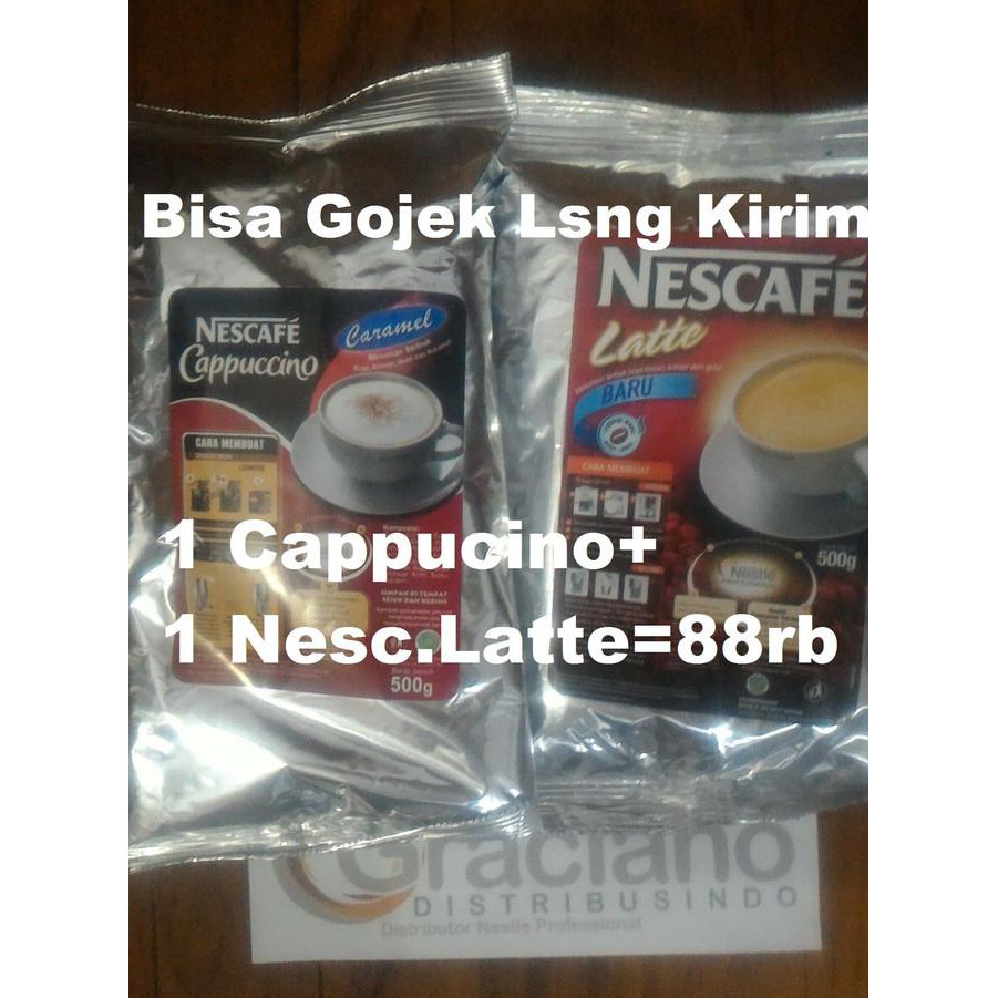 

V717 Promo Paket Nescafe Latte + Cappuccino Cappucino Capucino Murah 0Wjo