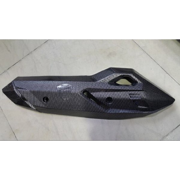 Cover Tameng Tutup Knalpot Vario 125 150 2017 Lama Carbon Karbon - MF AKSESORIS MOTOR
