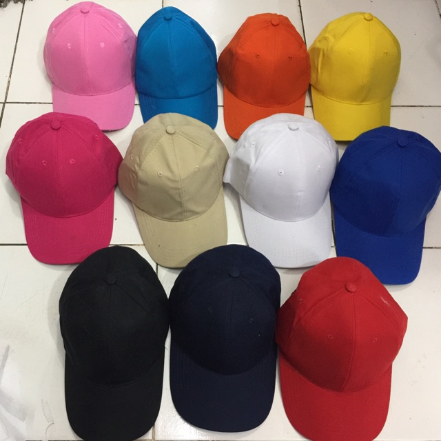 Topi polos dewasa unisex all size