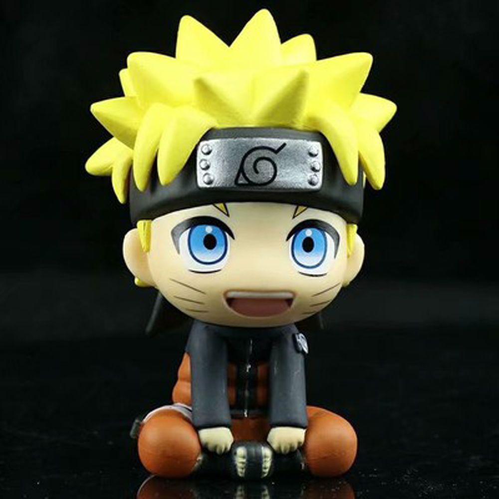 Lanfy Mainan Action Figure Naruto Shippuden Kakashi Uchiha Sasuke Bahan PVC