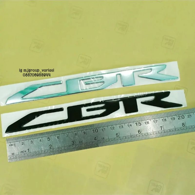 Emblem logo CBR honda ukuran original bagasi