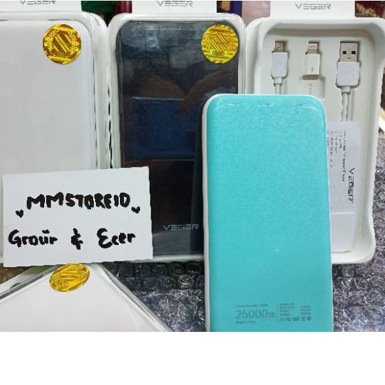 ✬ PB Powerbank Veger V16 25000mah jamin Original 100% garansi 1 tahun/ power bank Veger 25000 origin
