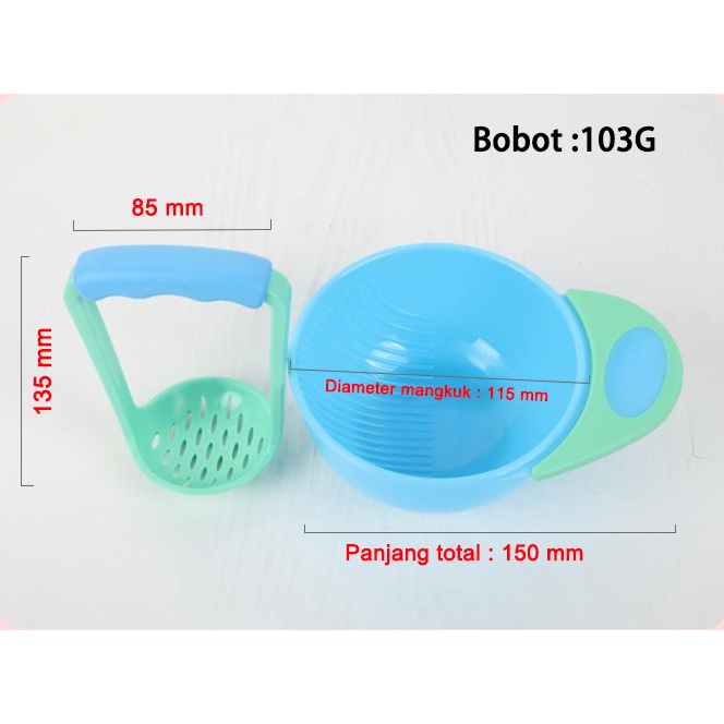 Baby safe food maker/Mangkuk/Baby Safe Food Masher Bowl/Grinding Bowl (B223)