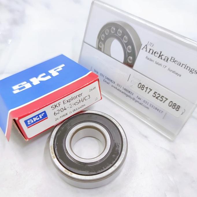 BEARING 6204 2RS C3 SKF ASLI LAKER PINTU MOTOR POMPA RODA 20X47X14 anekab37 Ayo Beli