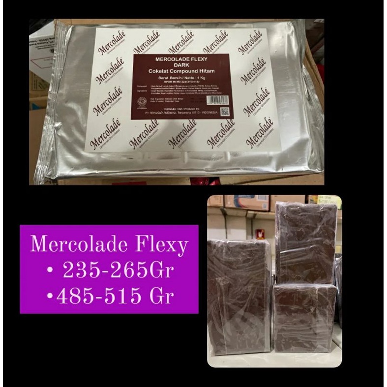 

COKLAT MERCOLADE FLEXY DARK POTONGAN 500GR* (REPACK)