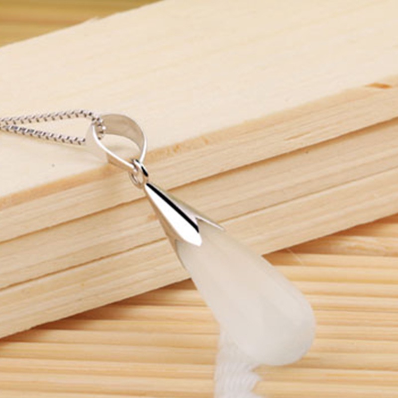 925 Perak Liontin Untuk Wanita Perhiasan Fashion opal (Tanpa rantai)