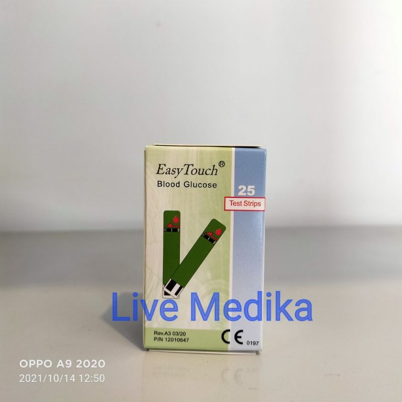 Strip Gula darah Easy Touch / Glucose Easy touch / Easy Tocuh Gula darah / stik gula darah / Gula et