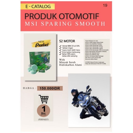 SS Motor MSI(Penghemat BBM )