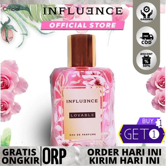 PROMO MERDEKA  LOVABLE INFLUENCE PARFUME LOVABLE BPOM 100%  ASLI Original Halal Promo Parfum VIRAL I