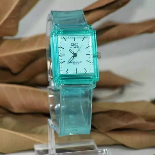 JAM TANGAN Q&Q PUJIYAMA MM58 / JAM Q&Q JELLY TRANSPARAN BY KOREA JAPAN SR