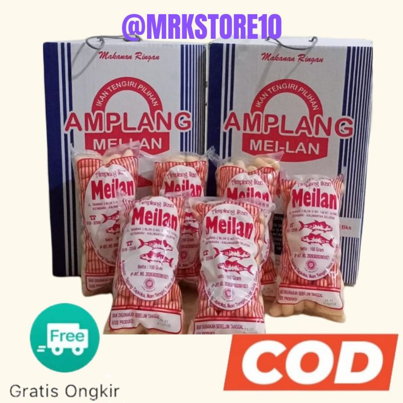 Amplang MEILAN Khas KOTABARU Kalimantan Selatan AMPLANG KUKU MACAN DARI IKAN TENGIRI OLEH - OLEH KHA