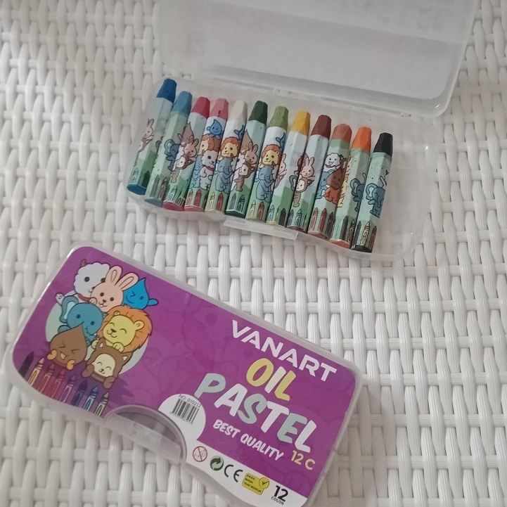 

CRAYON PASTEL 12 WARNA / CRAYON OIL PASTEL 12 WARNA
