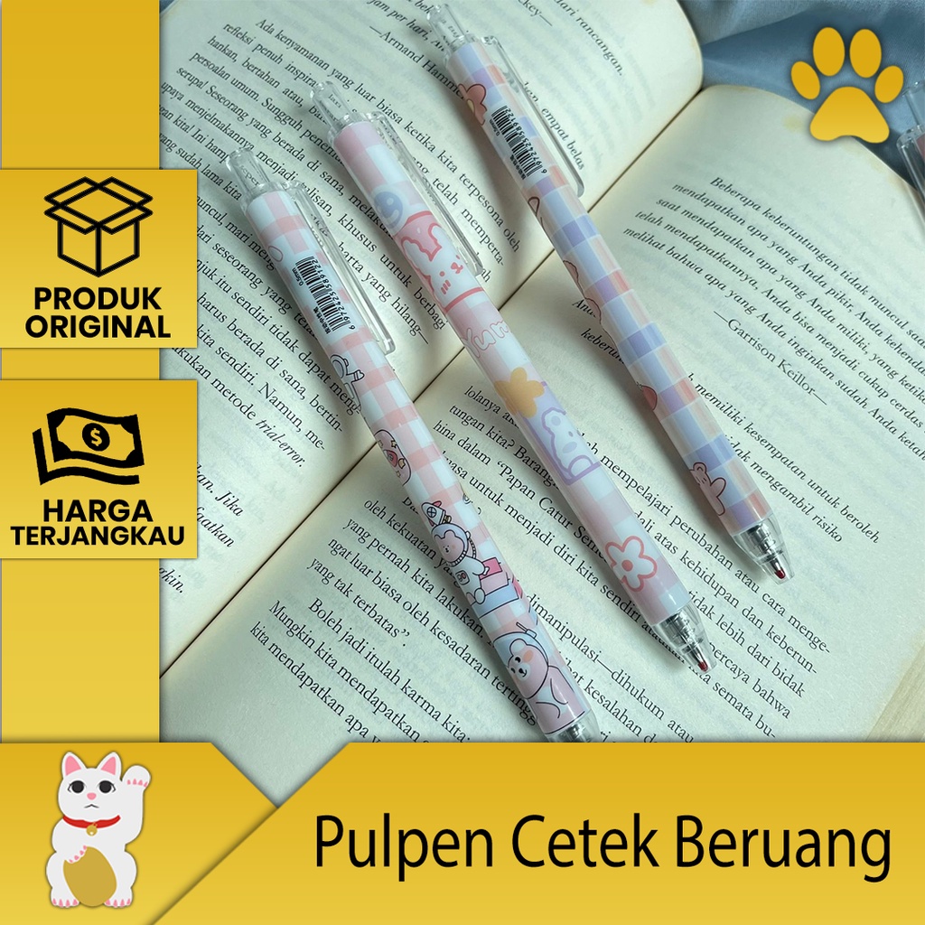 

[LuckyFortuna88] Pulpen Cetek Beruang Pen Cetek Gambar Beruang lucu murah alat tulis kantor alat tulis sekolah