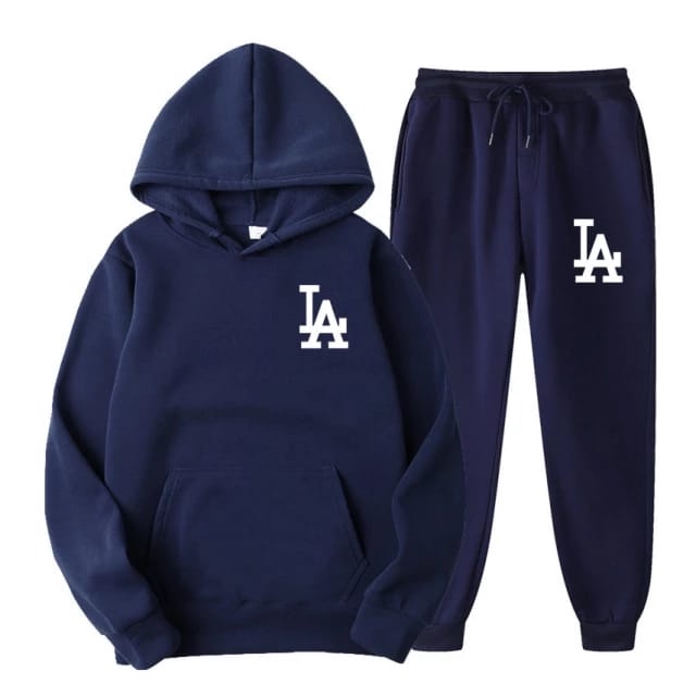 Hoodie Sweat Pant II Setelan Celana Jogger Panjang &amp; Jumper Hoodie Logo LA ( Pria &amp; Wanita )