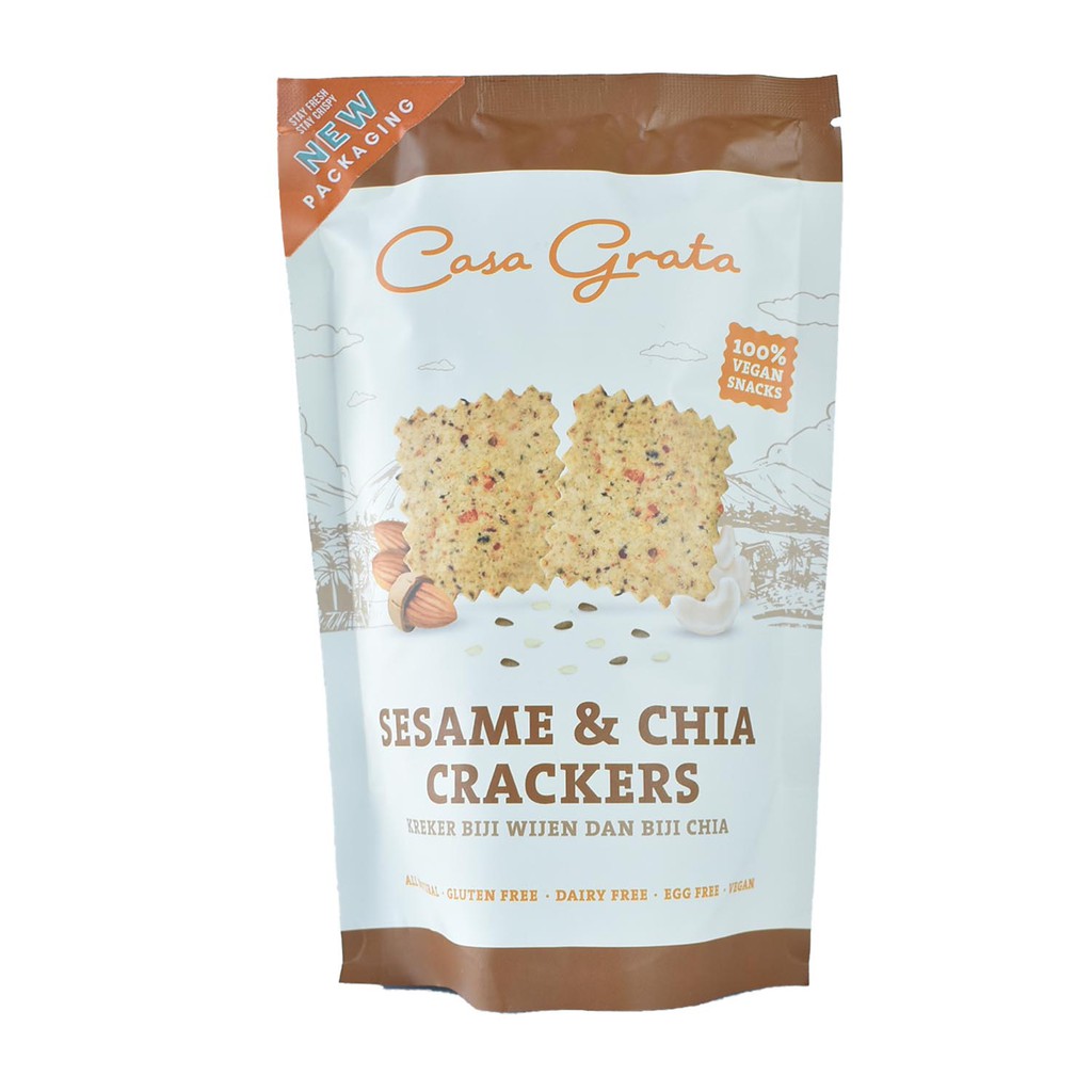 Casa Grata Crackers Snack 70 Gr