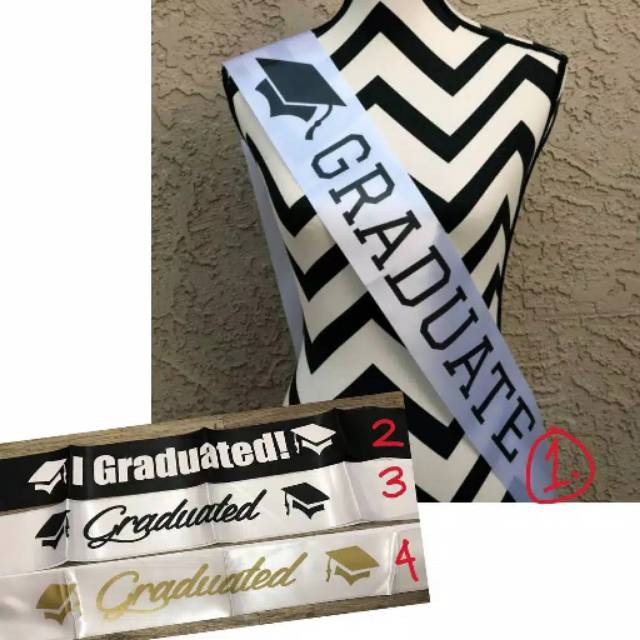 Slempang Graduation  /Sash