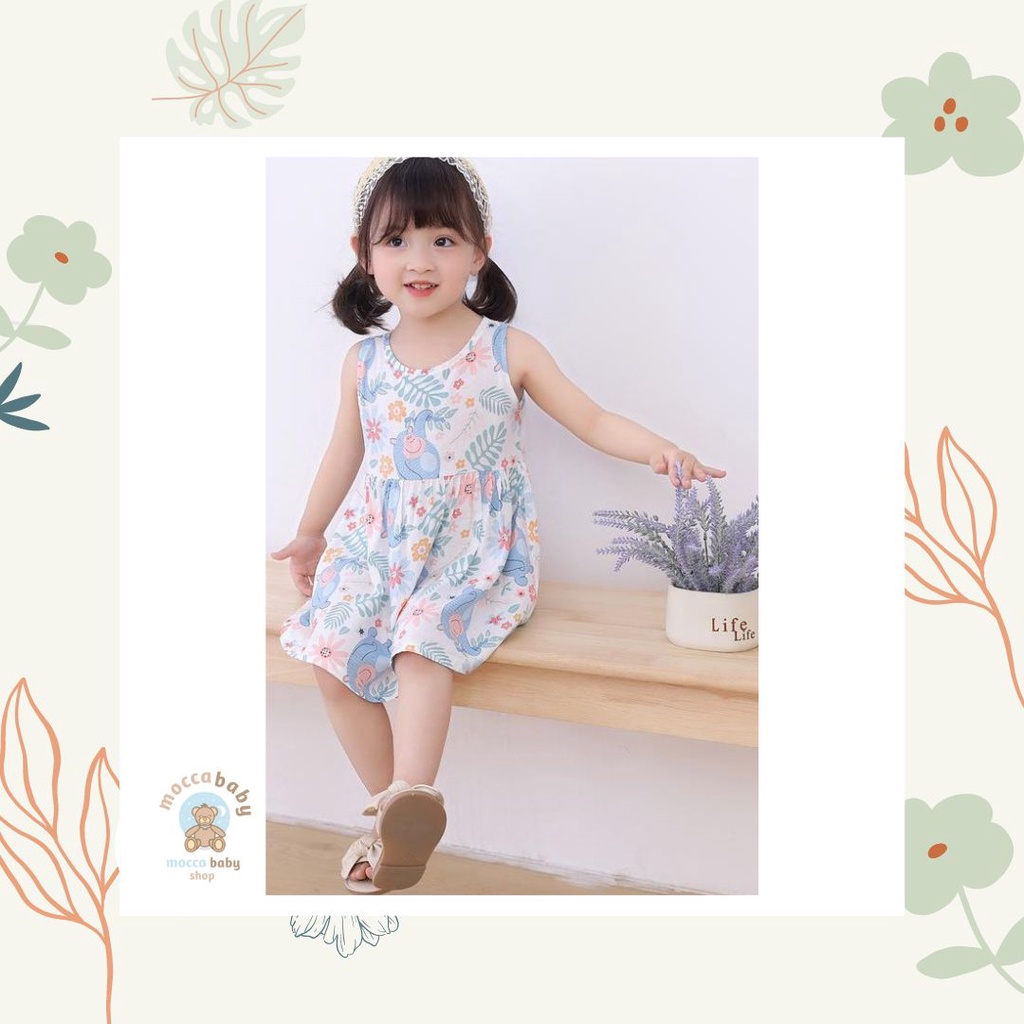 MBSS - DRESS ROSIE KATUN dress anak IMPOR/dress anak perempuan/PRINTED DRESS/dress 100% KATUN PREMIUM QUALITY - DS5