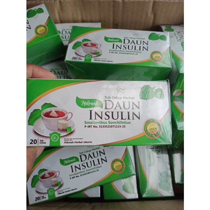 

Teh celup daun insulin isi 20