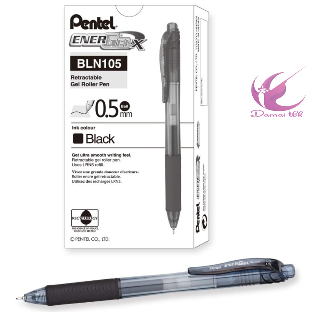 

Pen Pentel EnerGel-X BLN105 0.5 mm Hitam