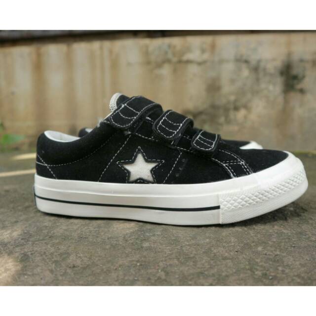 Sepatu Converse Velcro Suede Ox