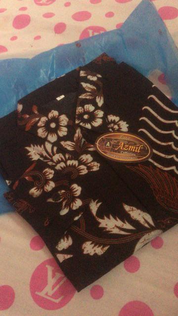 Kemeja Batik Pria Modern Lengan Panjang Casual Modis Slim Fit Trendy Masa Kini Ol 162