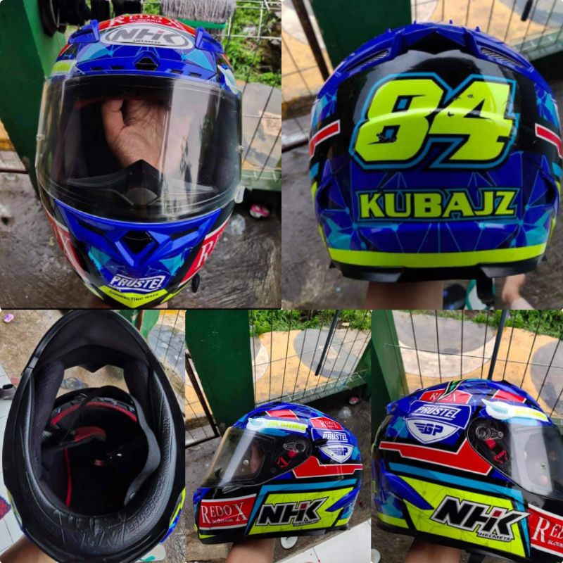 HELM NHK RX 9 DOUBLE VISOR JAKUB KORNFEIL SECOND SIZE M
