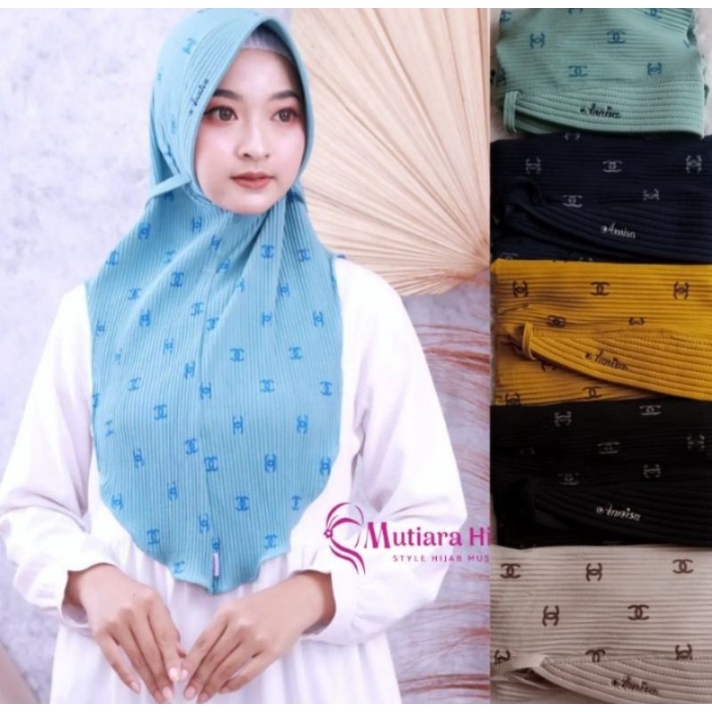 JILBAB INSTAN PLISKET BERGO PAD/JILBAB BERGO PLISKET MOTIF/JILBAB PED PLISKET/BERGO PLISKET JERSEY/P