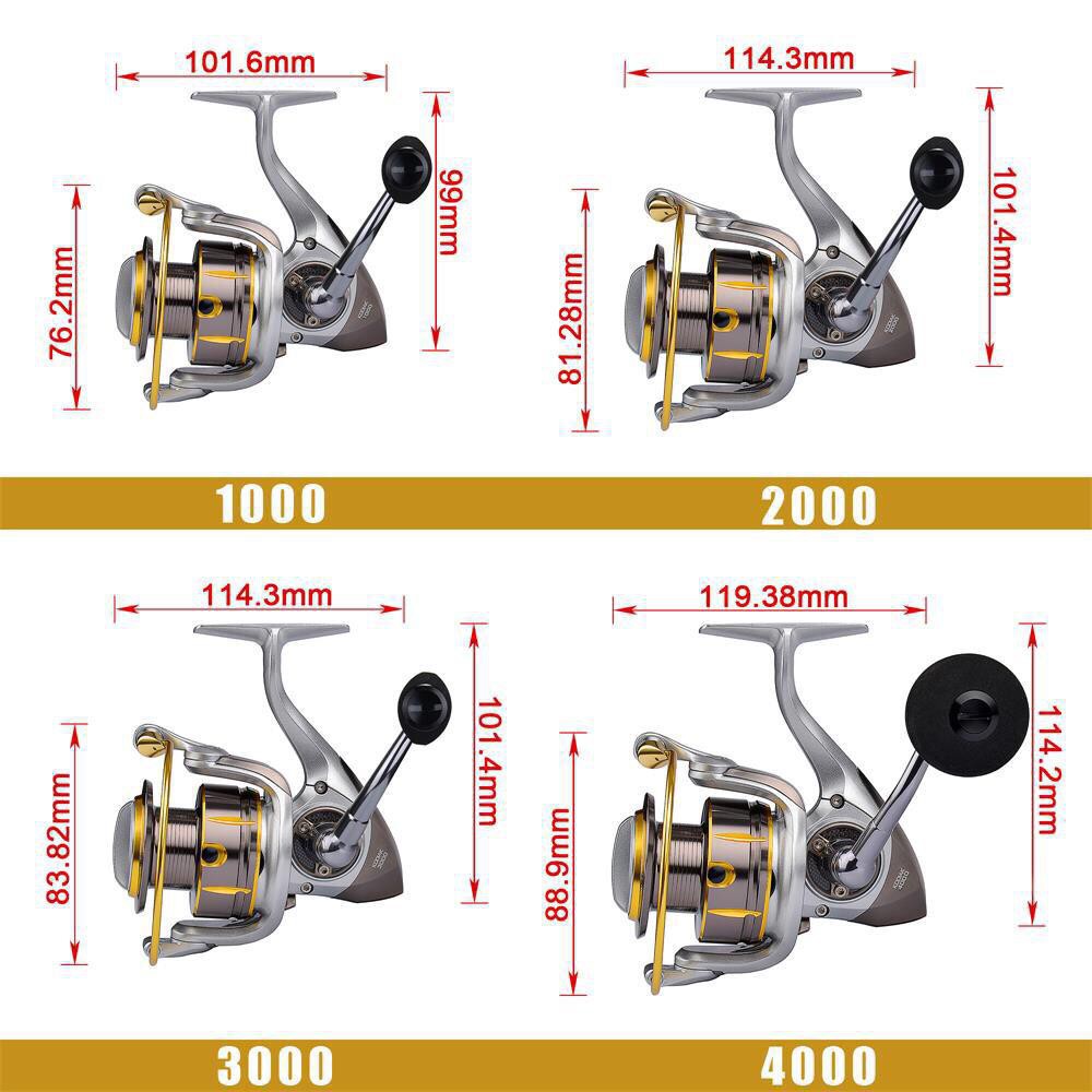 Reel Kastking Kodiak Metal Alloy Full Body Penggulung Senar Pancing