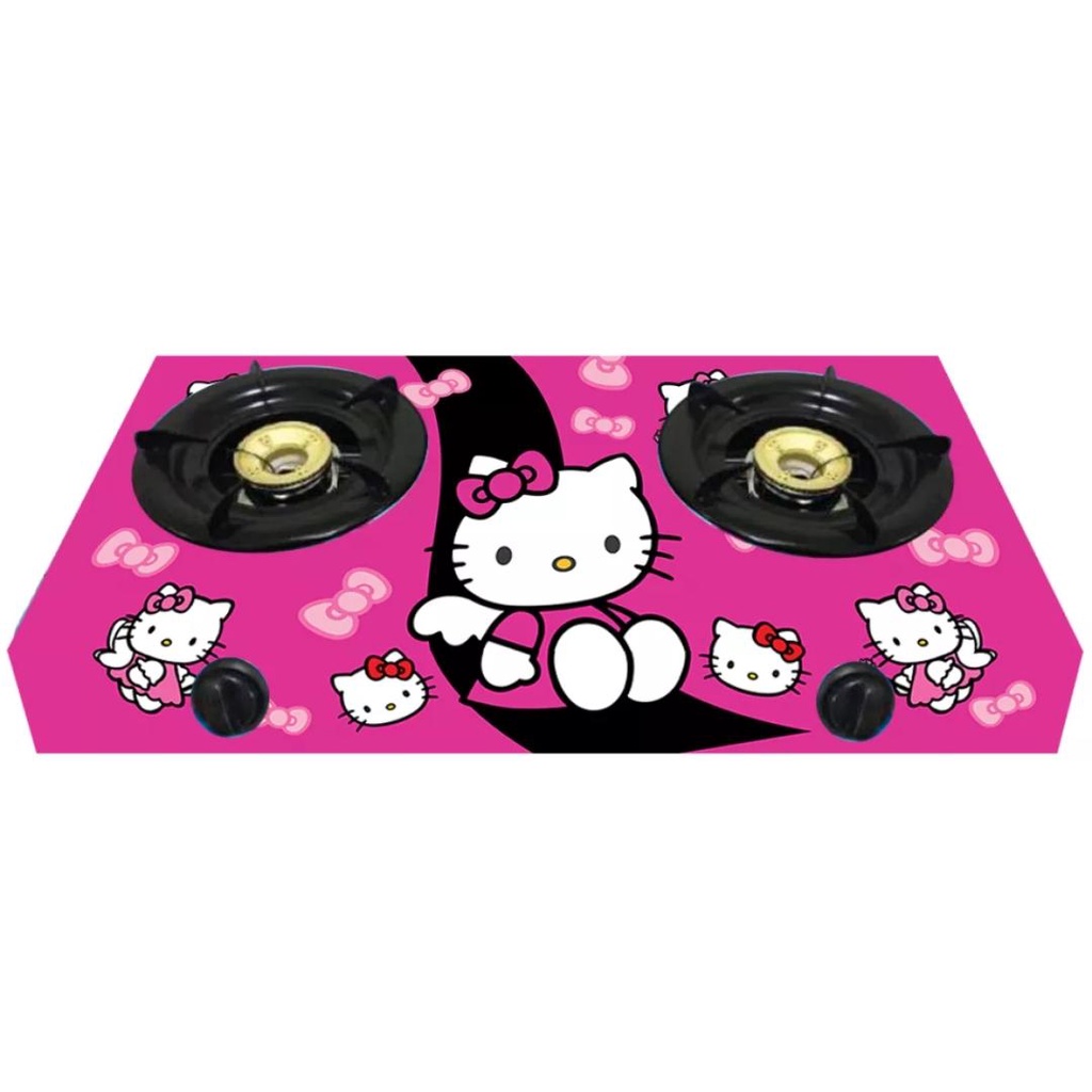 

STICKER KOMPOR GAS 2 TUNGKU hello kitty murah jakarta