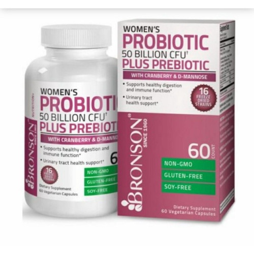 p88 BRONSON WOMEN'S PROBIOTIC 50 BILLION CFU PLUS PROBIOTIC 60