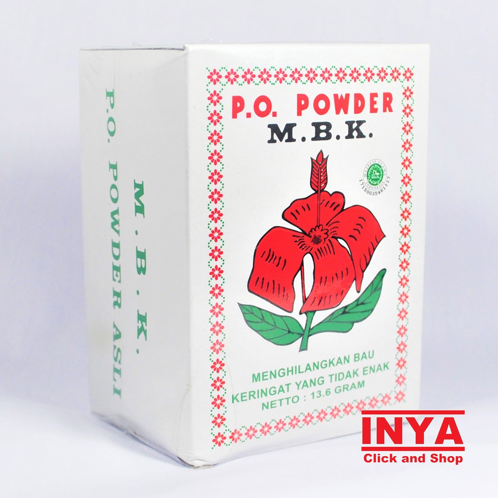 MBK WHITE  PUTIH P.O. POWDER 13.6x12 Bungkus BOX - Bedak