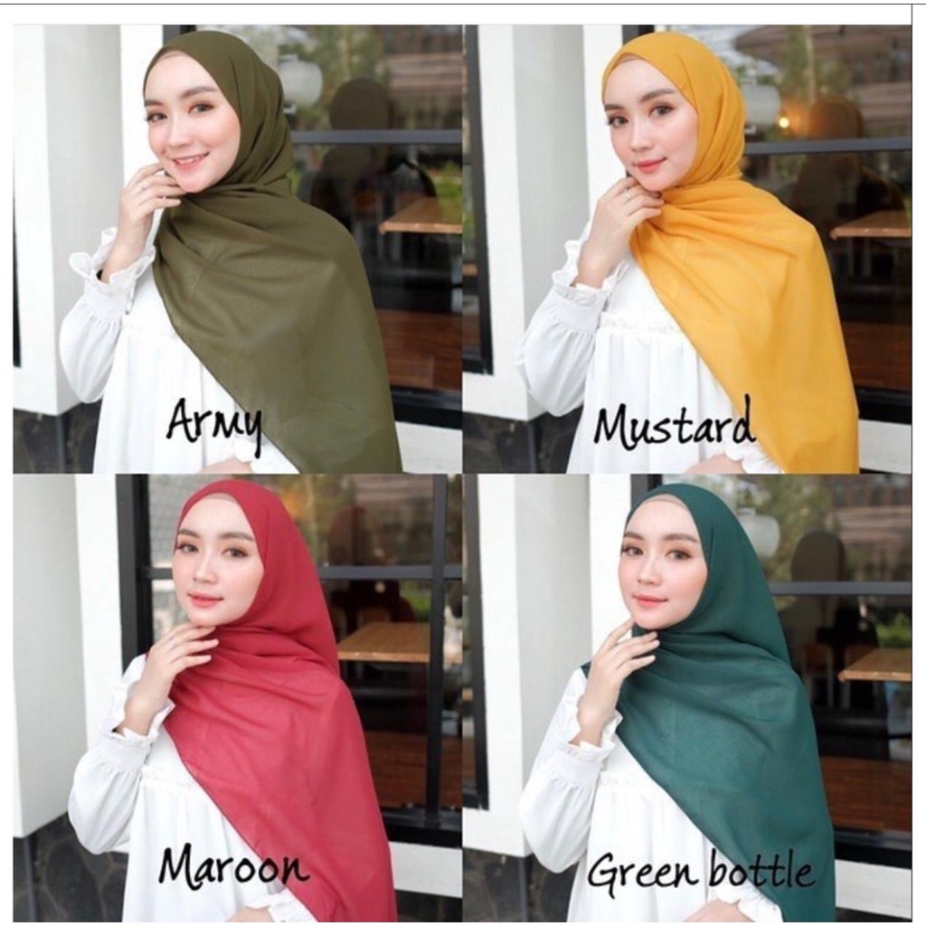 BELPAS PASHMINA BELLA DOUBLE HYCON NON PET ANTEM HIJAB JILBAB KHIMAR KERUDUNG BERGO SEGIEMPAT