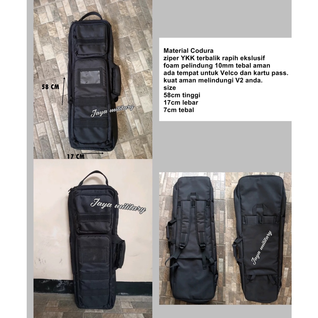 Tas Senjata V2 Sabhara Tas Senapan Brimob Tas Senjata TNI POLRI Holster 01