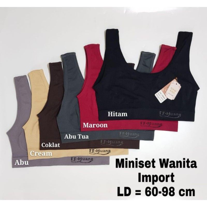 miniset rajut jumbo sport bra FFHUANG
