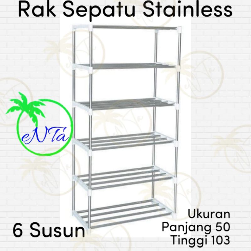 Rak sepatu stainless