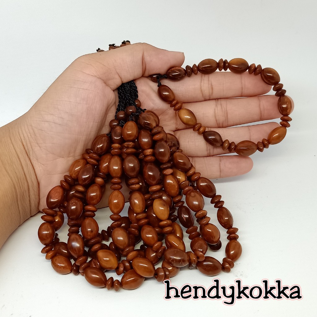 10 gelang kokka kaukah oval halat kima 2 coklat