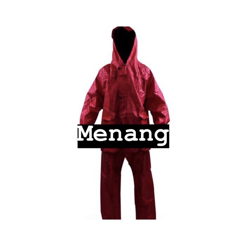 Jas Hujan Merpati Setelan Jaket Celana Merapati M-008 SIZE BESAR JUMBO BAHAN NYLON POLYSTER