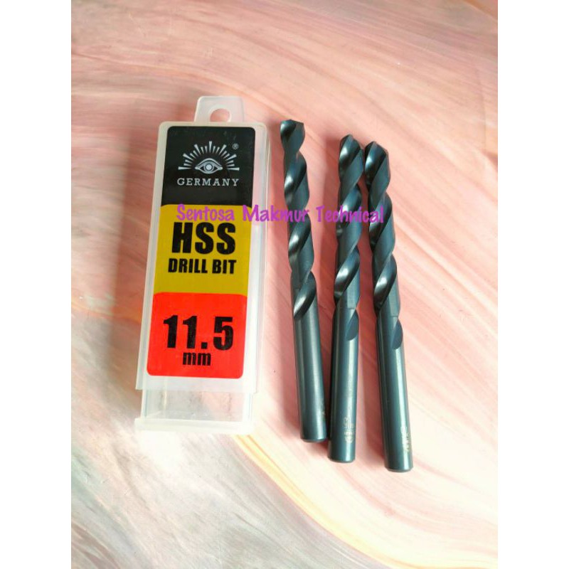 TJAP MATA 11,5 MM Mata Bor Besi HSS 11.5mm Tjapmata