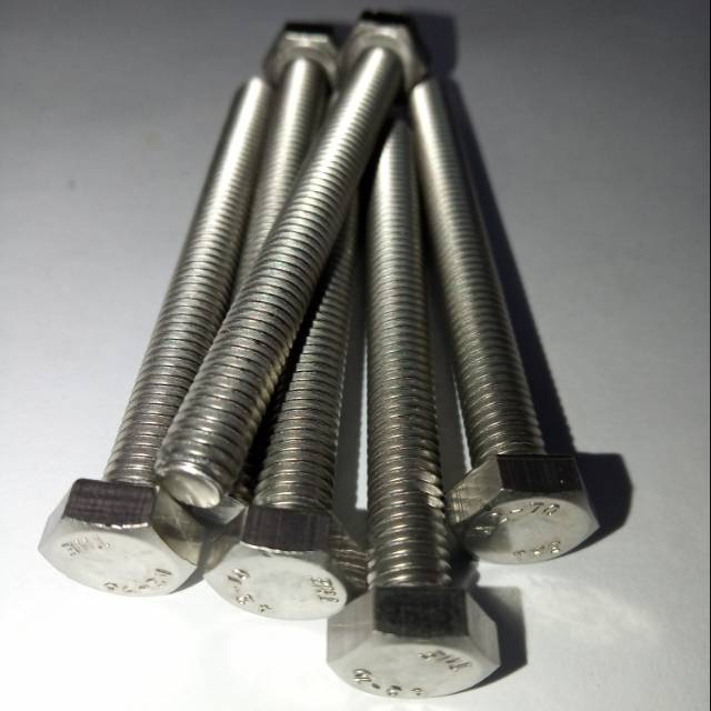 Baut hex M6 X 60 (6cm) stainless 304 THE A2-70