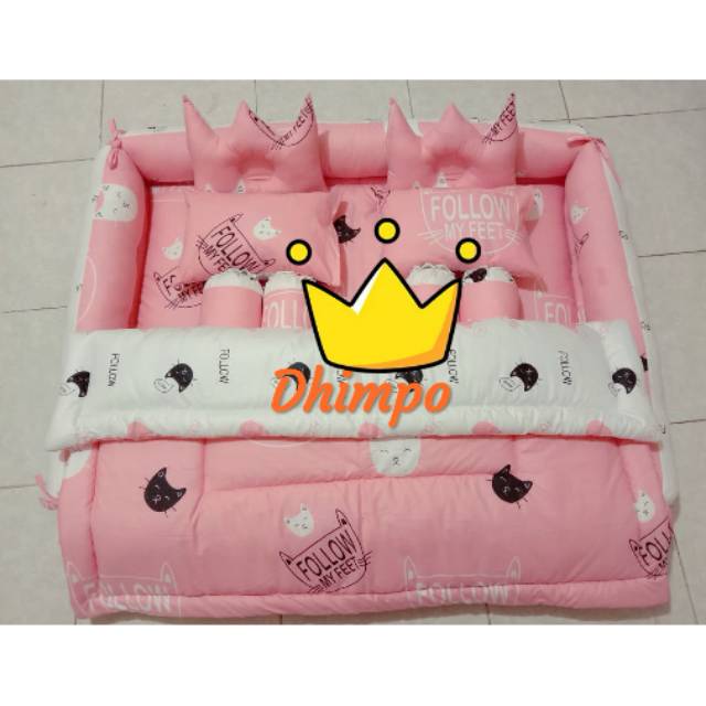 Kasur bayi kembar full set bedcover