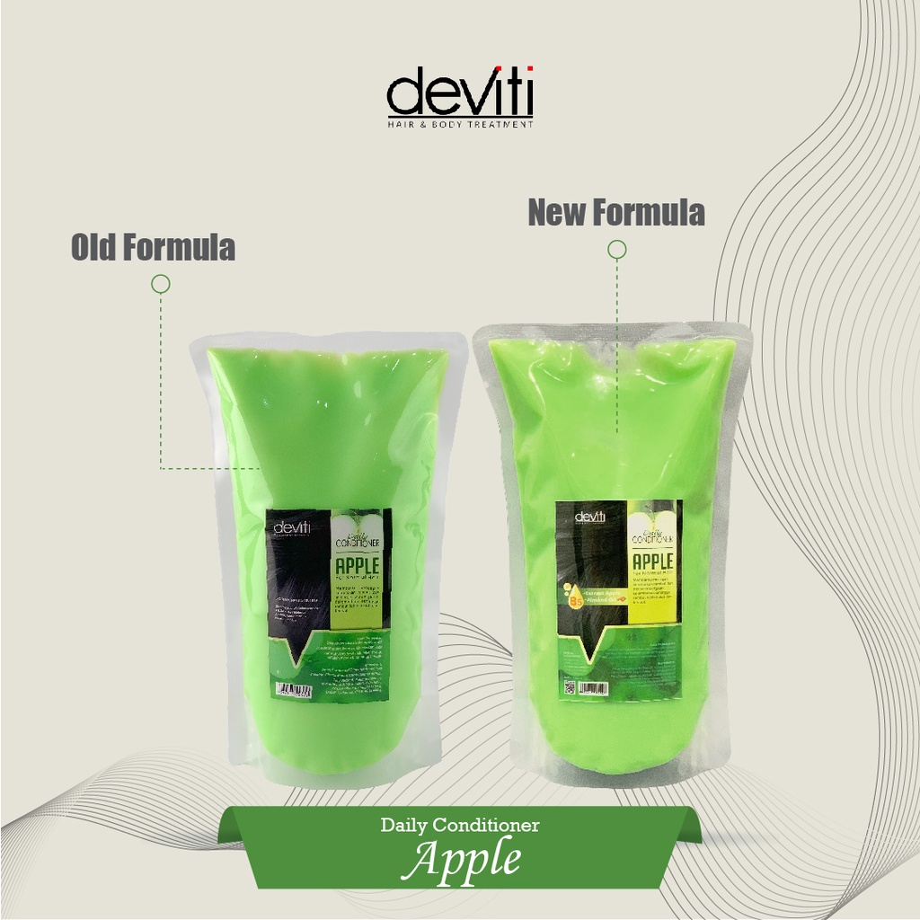 Deviti Refill Hair Conditioner Extract Apple 1L Perawatan Akar Rambut