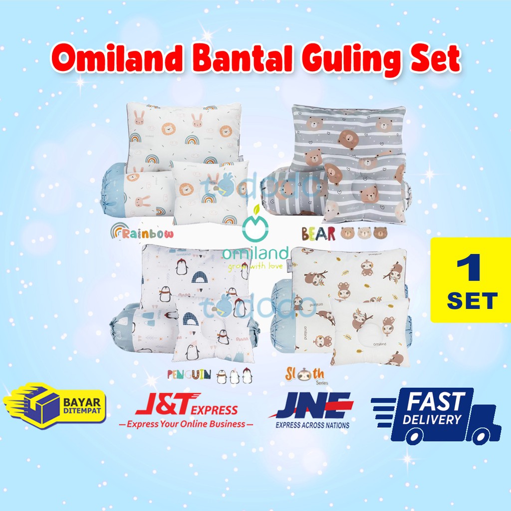 Omiland Bantal Guling Set