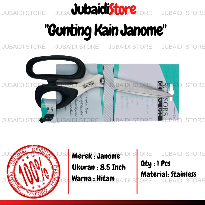 

Gunting Kain Jahit Menjahit Janome Stainless