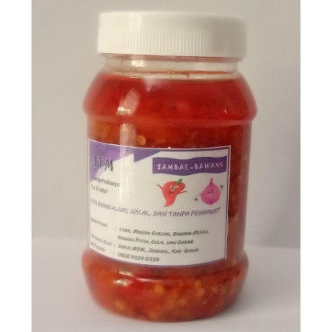 

SAMBAL BAWANG MYM - Netto Berat 250 gr