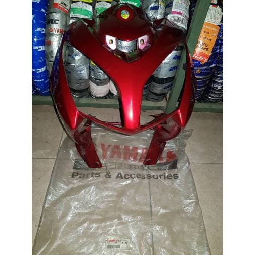 tameng depan nouvo z merah marun ORI ORIGINAL ORISINIL
