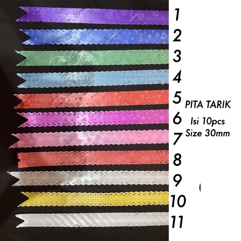 

PITA TARIK RENDA 1PCS WARNA RANDOM