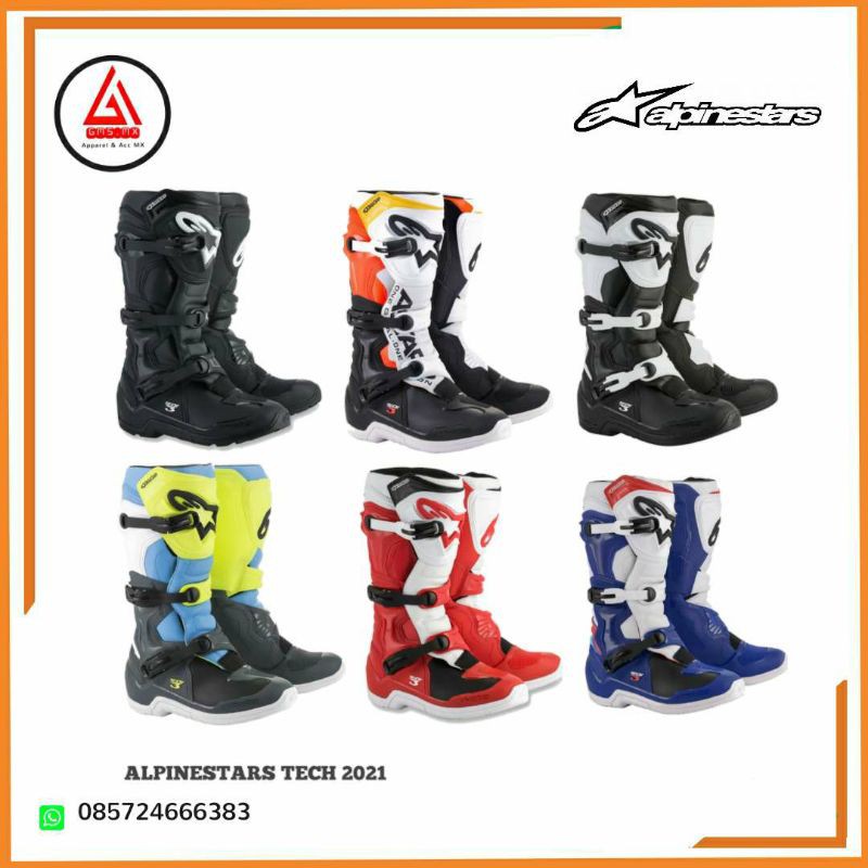 BOOTS ALPINESTARS TECH 3 NEW, BOOTS CROSS ALPINESTARS TECH 3 NEW