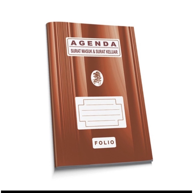 BUKU AGENDA KELUAR MASUK BARANG BAMBOO / buku stok barang in out uk folio