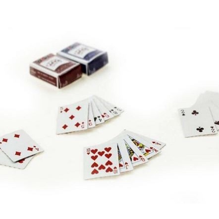 Pocker Card Miniature - Miniatur Kartu Poker