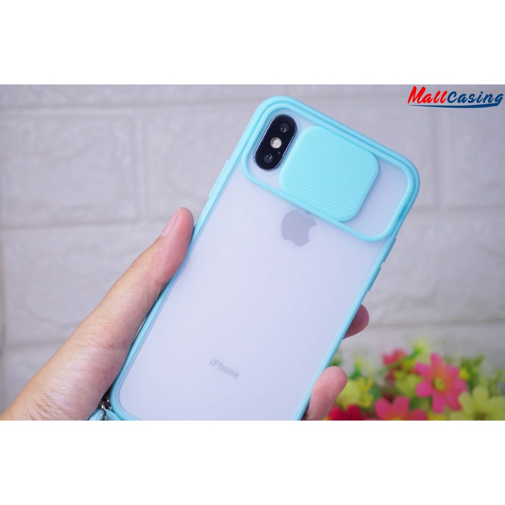 MallCasing - Apple iPhone 6G/ 7G/ 8G | 6G+/ 7G+/ 8G+ | XR | XS Max | X/ XS Hard Case Tutup Lensa + Tali